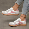 Pink Retro Court Sneaker
