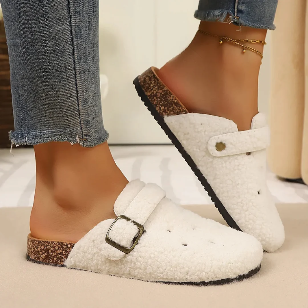 Ivory Bow Block Heel Sandal